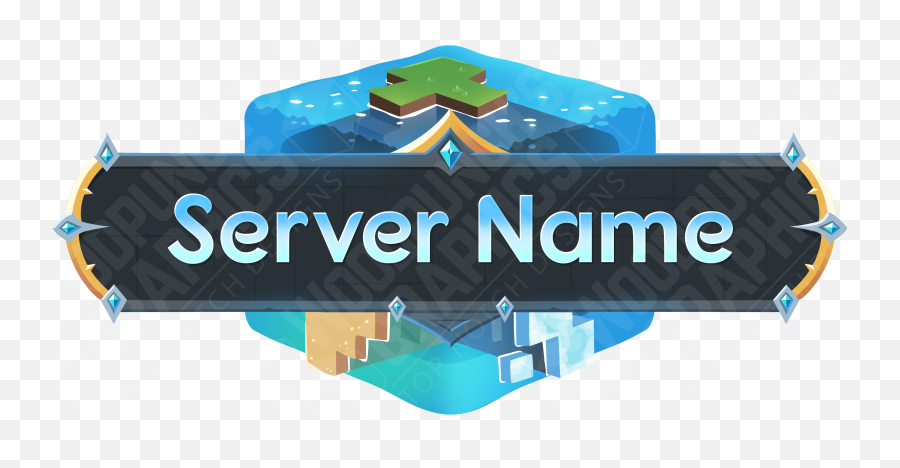 Minecraft Server Logo - Minecraft Logo Template Emoji,Minecraft Logo