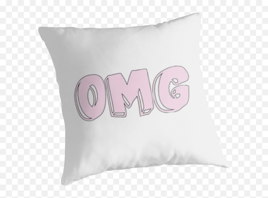 Omg Tumblr Transparent By Ellacarlsonn Throw Pillows Emoji,Omg Transparent