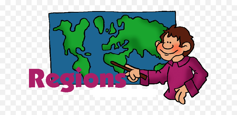 Geography - Regions For Kids And Teachers Free Lesson Emoji,Lesson Clipart