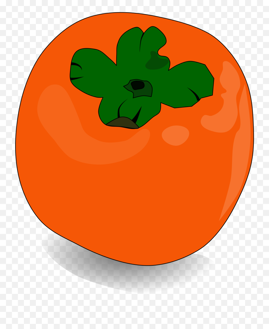 Persimmon Fruit Orange Sweet Fresh Healthy - Persimmon Emoji,Fruit Stand Clipart