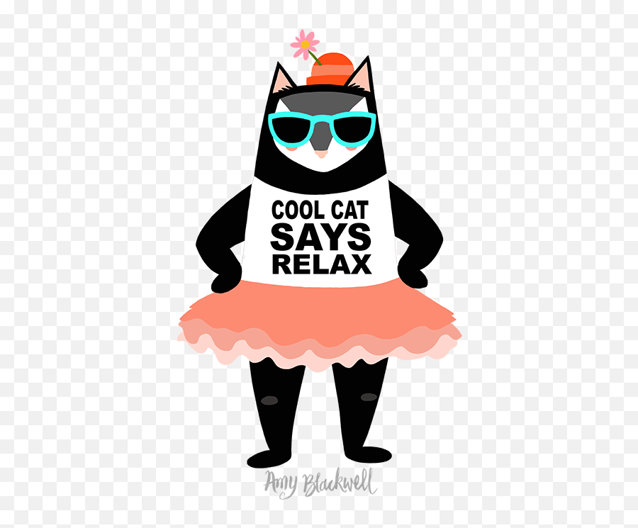 Itu0027s Alive U2014 Amy Blackwell Emoji,Cool Cat Clipart