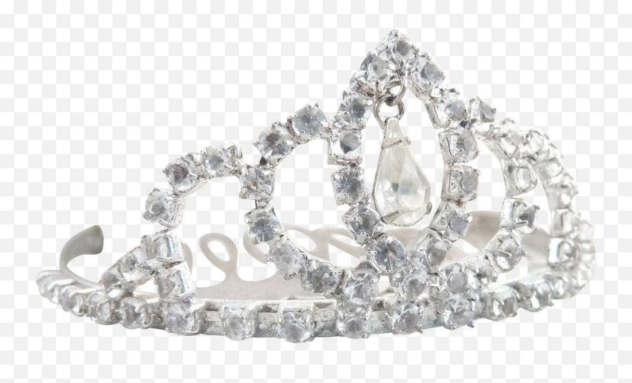 Jpg Royalty Free Rhinestone Studded Tiara Hair Comb - Prom Transparent Prom Queen Crown Emoji,Tiara Png
