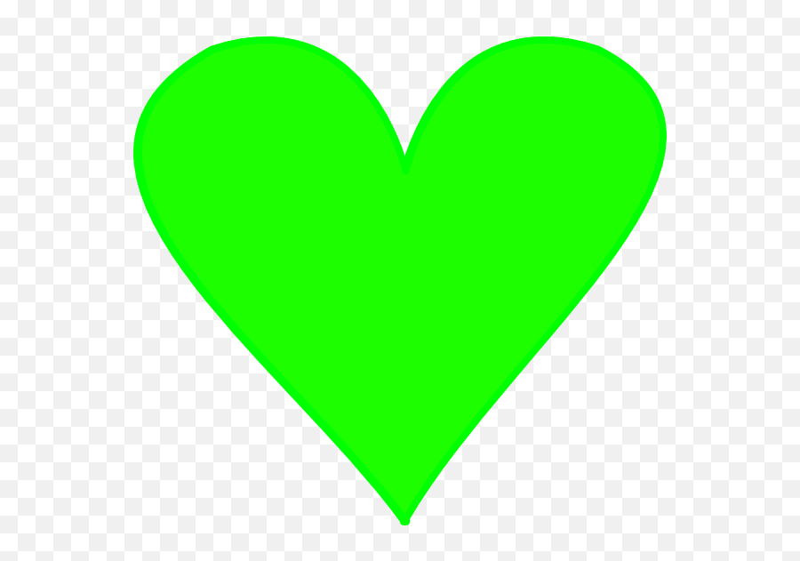 Download Green Heart - Green Heart Transparent Background Green Heart Clipart Emoji,Heart Transparent