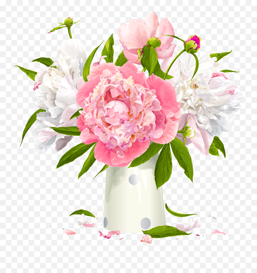 Pink Peony Clip Art Flower Free Page 1 - Line17qqcom Emoji,Pink Clipart