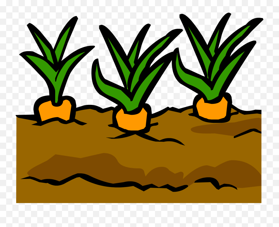 Dirt Clipart Garden Soil Dirt Garden - Carrots In Ground Png Emoji,Soil Clipart