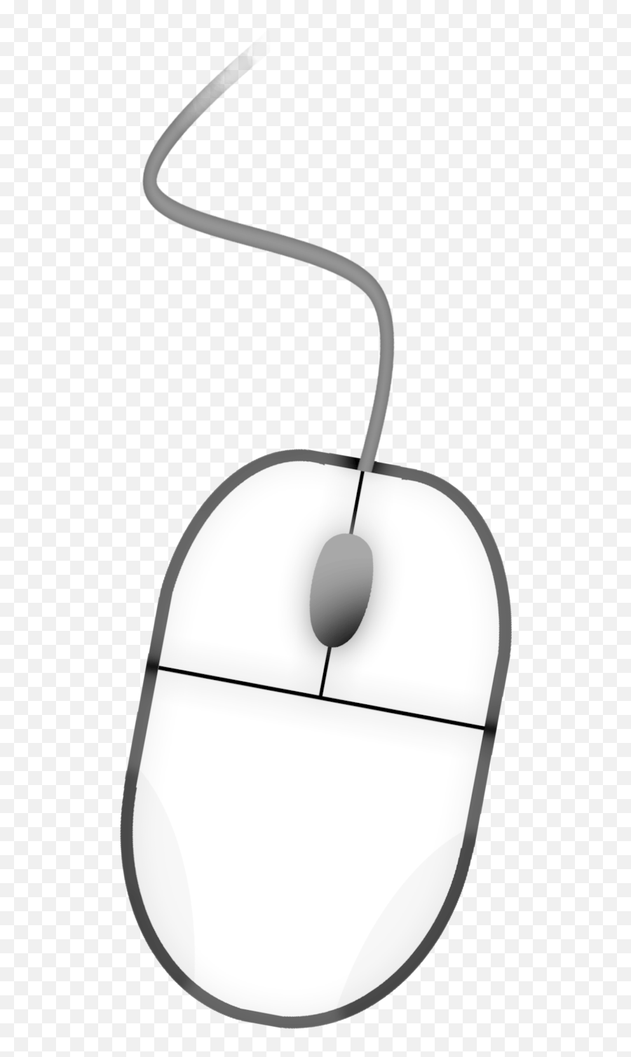 Computer Mouse Clip Art 2 - Silueta De Mouse De Computadora Emoji,Computer Mouse Clipart
