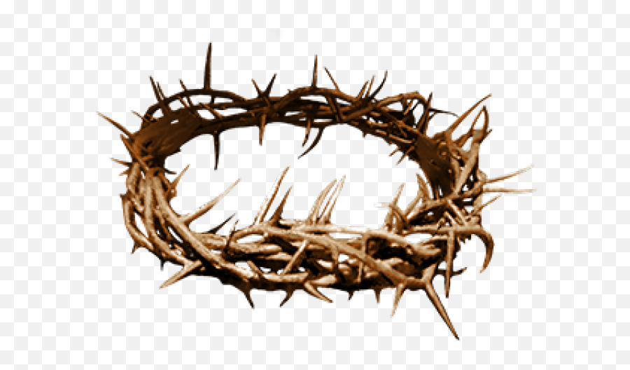 Thorns Clipart Crown Thorns - Jesus Crown Of Thorns Png Emoji,Thorns Png