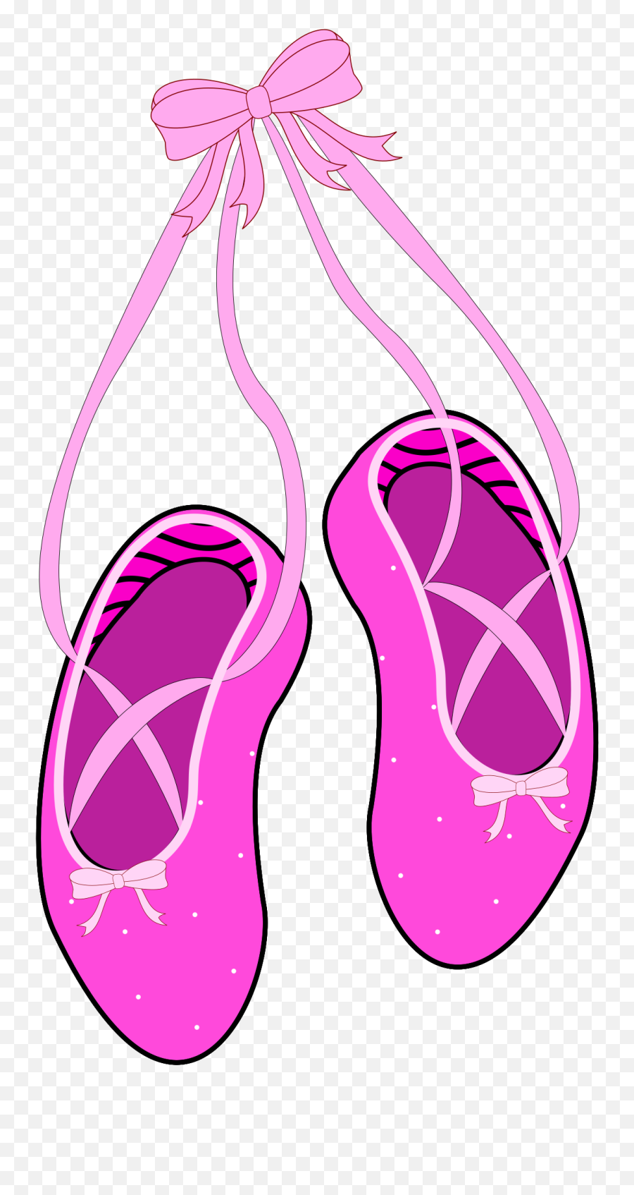 Clipart Of Dance Shoes - Clip Art Ballet Slippers Emoji,Shoes Clipart