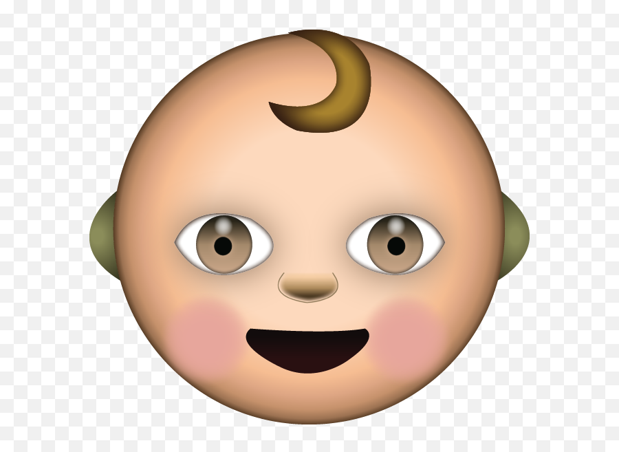 Download White Baby Emoji - Baby Emoji Png,Baby Emoji Png