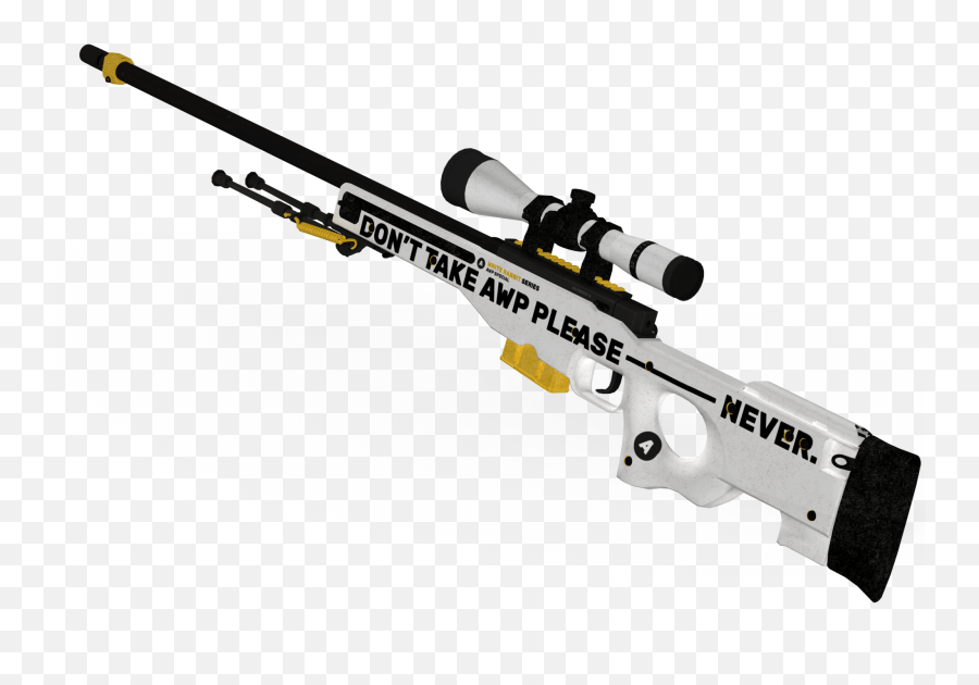 Download Hd Cs Go Custom Skins - Sniper Rifle Transparent Awm Gun Image Download Emoji,Sniper Transparent