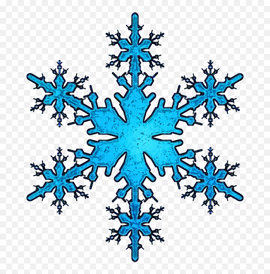 Snowflake Black And White Clip Art Images Preschool - Blue Transparent Background Snowflake Clipart Emoji,White Snowflake Clipart