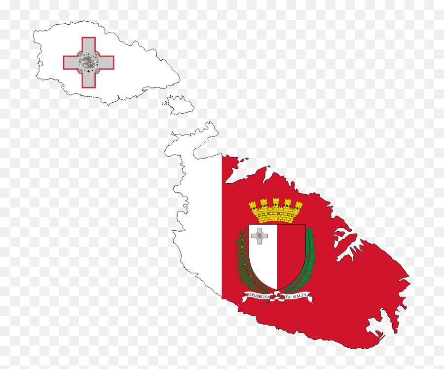 Openclipart - Clipping Culture Malta Mapa Emoji,Maltese Cross Clipart