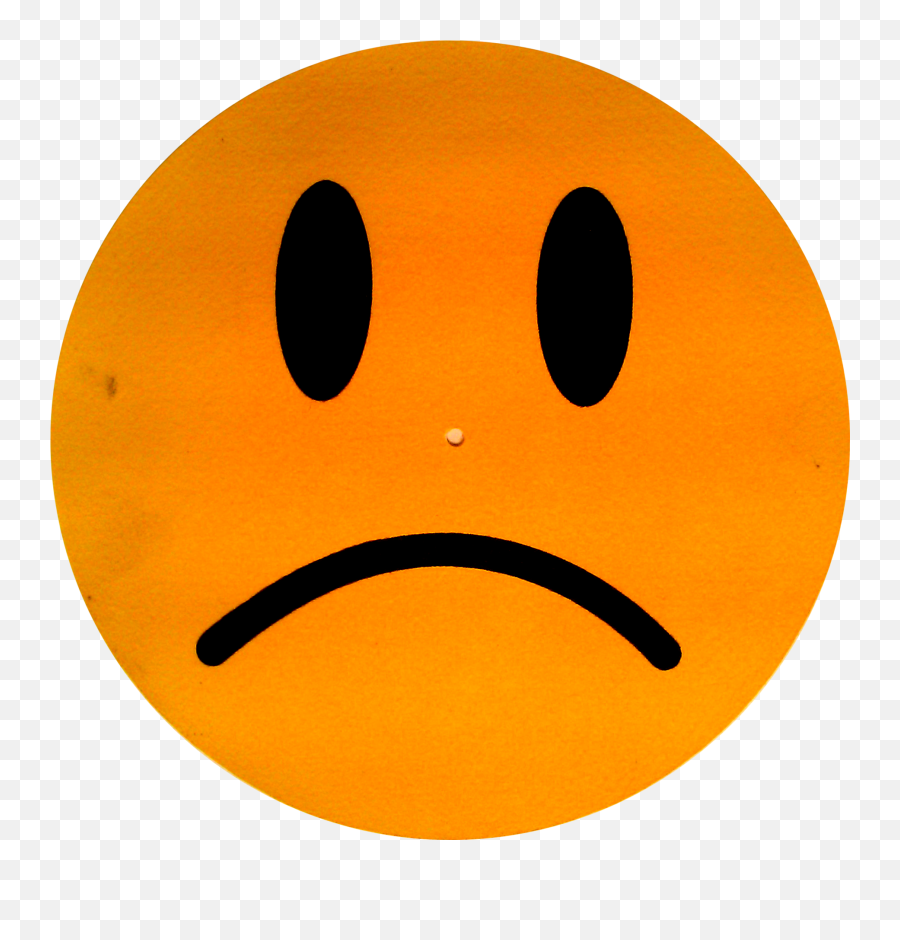 Orange Sad Face Emoji - Clip Art Library Orange Sad Face Clipart,Sad Clipart