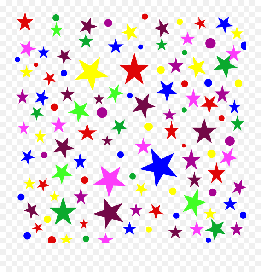 Stars Pattern Background Png - Fondo Estrellas Colores Png Emoji,Star Pattern Png