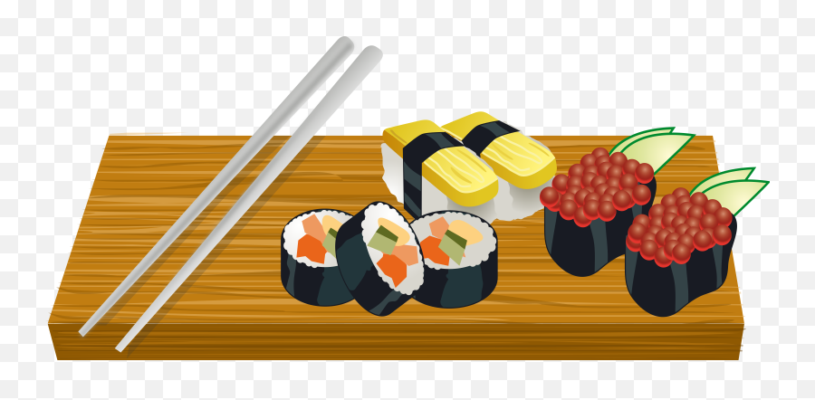 Sushi Clip Art - Sushi Clipart Emoji,Sushi Clipart