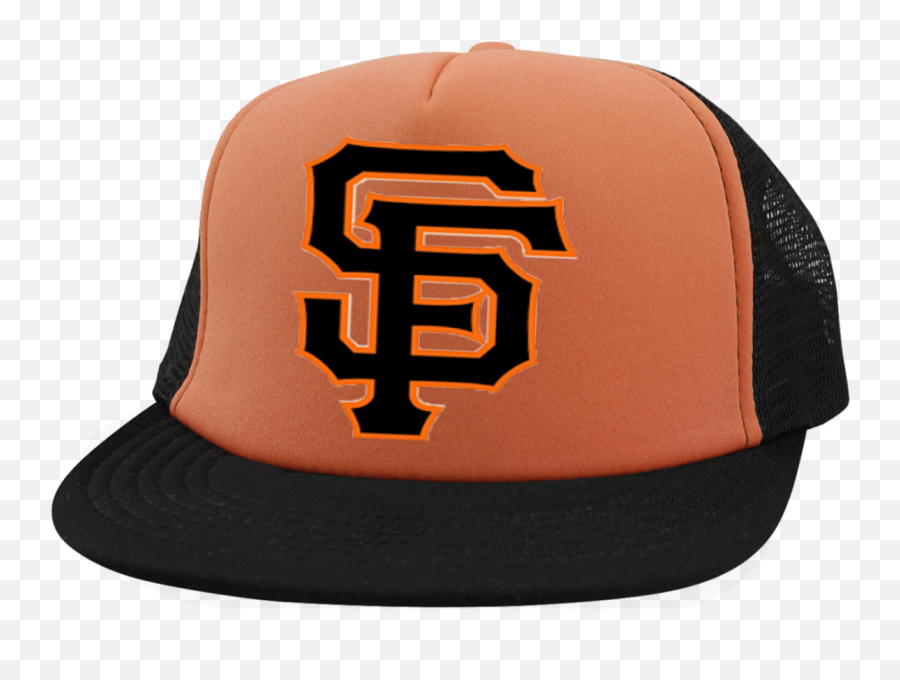 Official San Francisco Giants Classic Sf Logo District Trucker Hat With Snapback - For Baseball Emoji,Sf Giants Logo