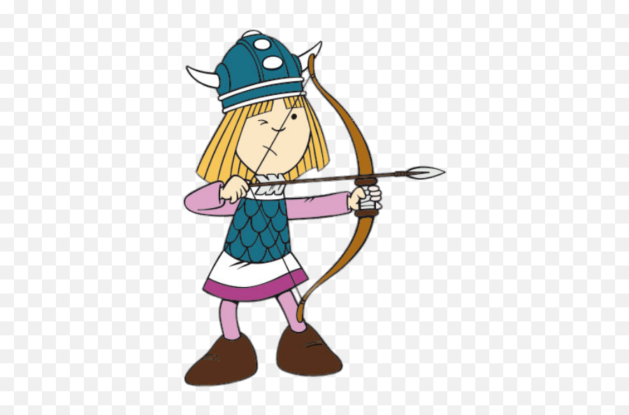 Vic The Viking Aiming Bow And Arrow Emoji,Bow And Arrow Transparent