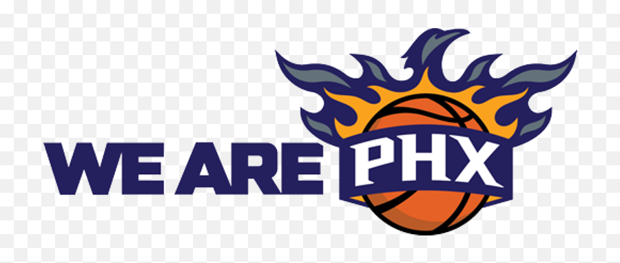 Download Phoenix Suns Logo Png Clip Black And White Download - Logo Phoenix Basketball Team Emoji,Phoenix Suns Logo