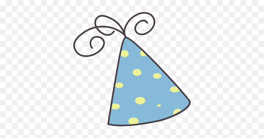 Blue Party Hat Clipart Png Png Image - Birthday Hat Clip Art Blue Emoji,Party Hat Clipart
