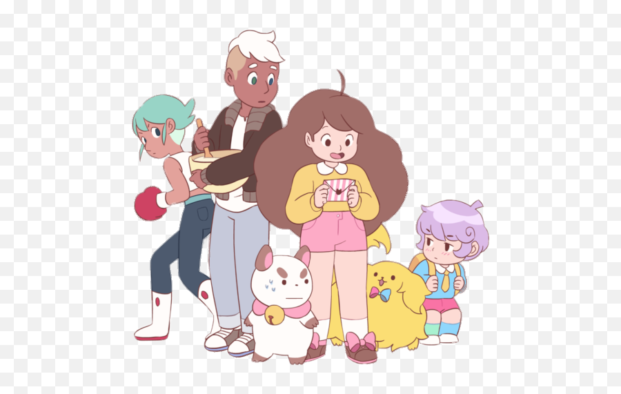 Transparent Bee And Puppycat Cast Png Image - Transparent Bee And Puppycat Png Emoji,Transparent Cast