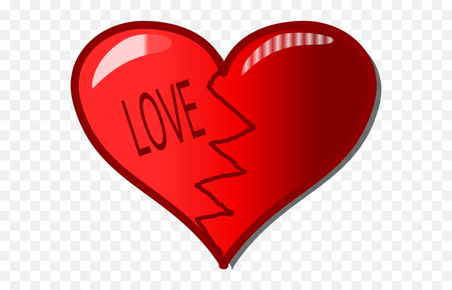 Broken Heart Png Svg Clip Art For Web - Girly Emoji,Broken Heart Clipart