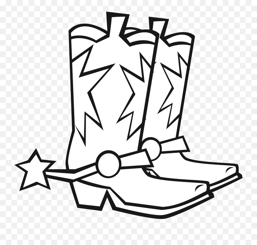 Cowboy Boots With Spurs Clipart - Spurs And Boots Clipart Emoji,Cowboy Boots Clipart