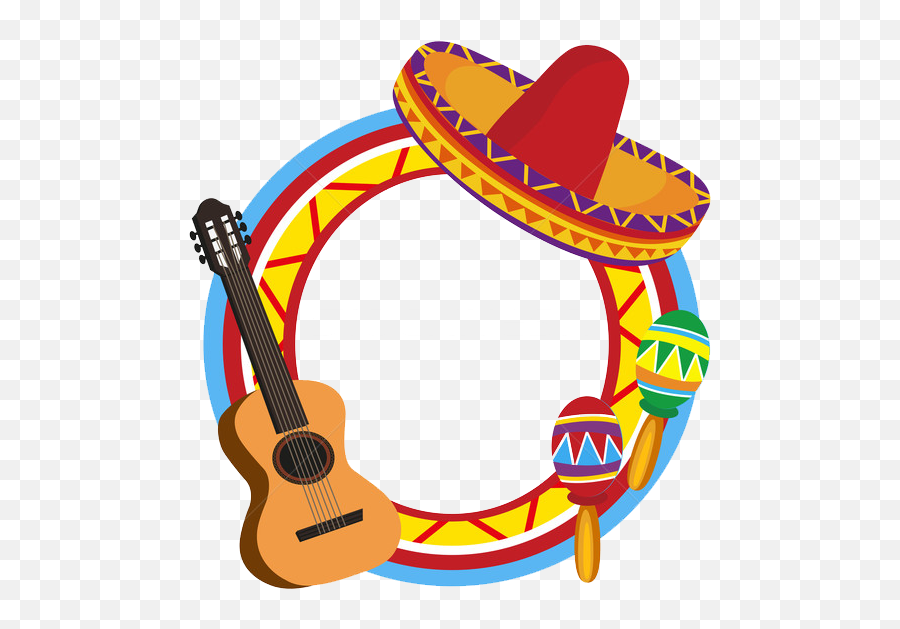 Mexican Guitar Png - Mexican Guitar Clipart Png Emoji,Mexican Clipart
