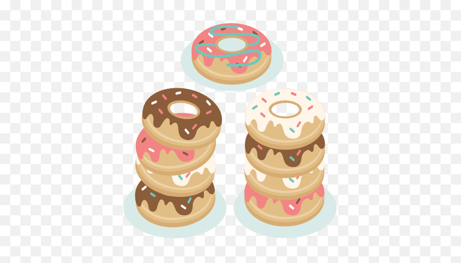 Svg Scrapbook Cut File Cute Files - Transparent Background Donut Clipart Png Emoji,Donuts Clipart