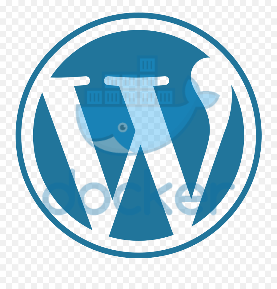 Docker Logo - Wordpress Docker U003d U003c3 Transparent Png Large Pagina Web Emoji,Docker Logo
