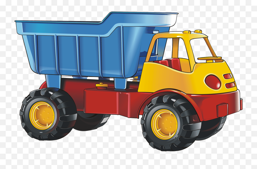 Toy Truck Clipart - Transparent Toy Truck Clipart Emoji,Truck Clipart
