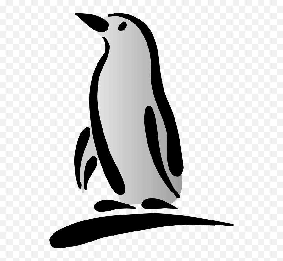 White Free Penguin Clipart 2 - Penguins Clipart Free Emoji,Penguin Clipart