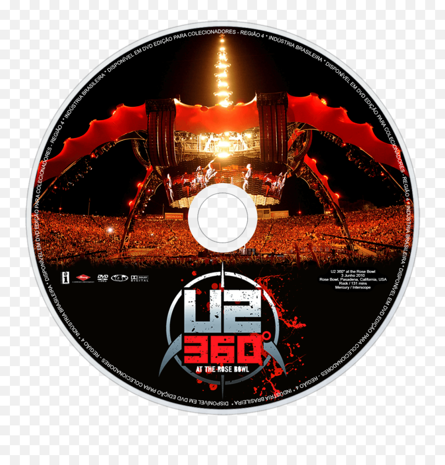 U2 360 Degrees At The Rose Bowl Movie Fanart Fanarttv - U2 360 Tour Poster Emoji,Rose Bowl Logo