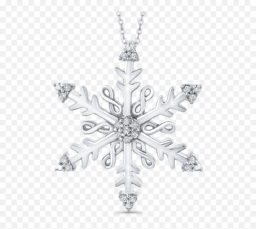 Essentials Sterling Silver 110 Ct Diamond Snow Flake - Friendship Tales Vhs Emoji,Snow Background Png