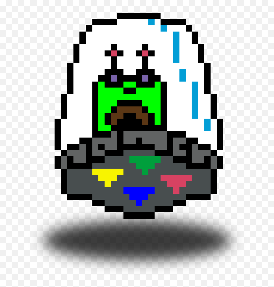 Download Alien Spaceship Png - Alien Pixel Art Png Full Emoji,Space Ship Png