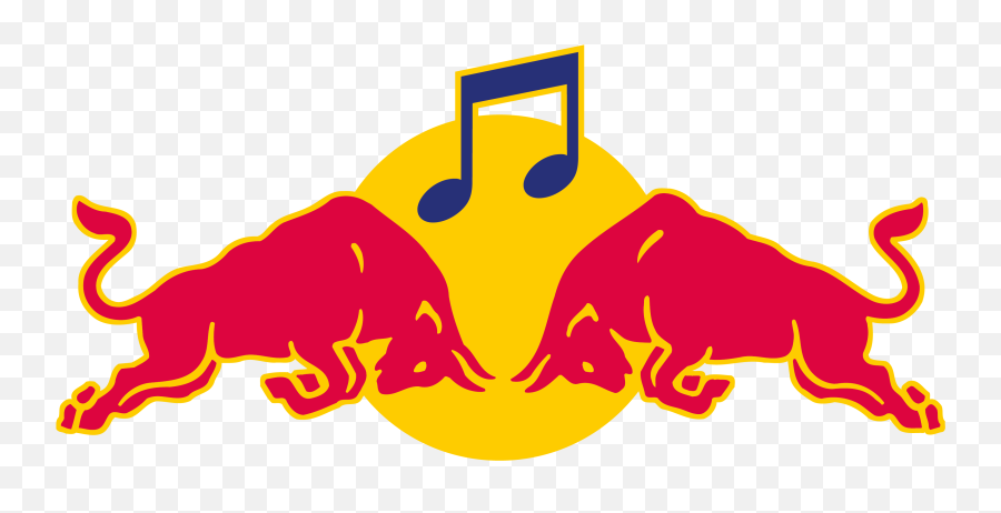 Transparent Red Bull Logo Png - Transparent Red Bull Music Logo Emoji,Bull Logo
