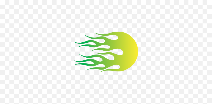 Fire Flame Yellow Green 02351 - Grave Digger Llamas Verdes Emoji,Green Flames Png