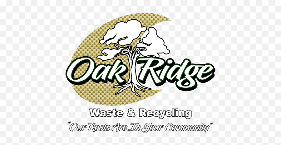 Oak Ridge Waste Emoji,Trash Logo
