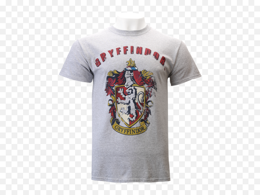 Harry Potter Gryffindor Crest Hd Png - Mens Gray Quidditch Shirts Emoji,Gryffindor Png