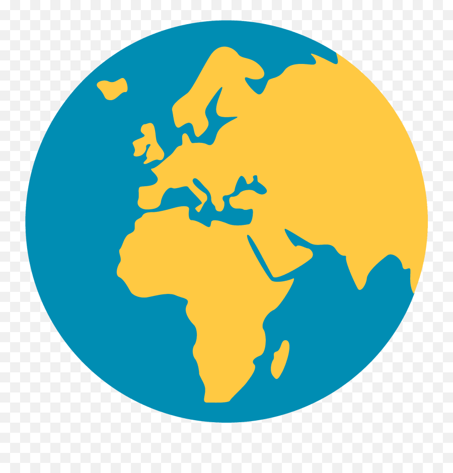 Globe Showing Europe - Europe Globe Svg Emoji,Europe Clipart