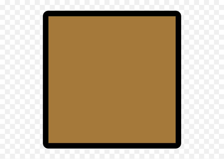 Brown Square Emoji Clipart - Empty,Square Clipart