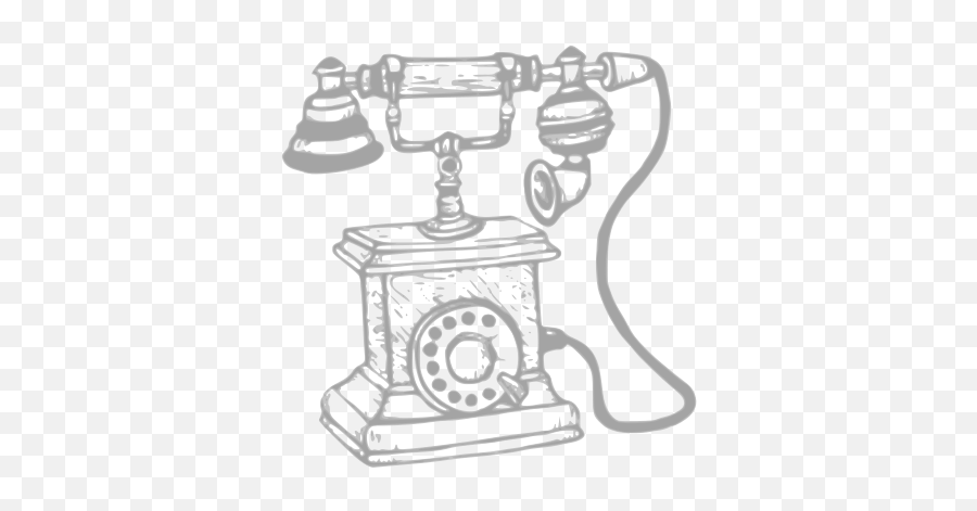 Drawing Phone - Old Phone Clipart Black And White Draw Alexander Graham Bell Telephone Emoji,Telephone Clipart