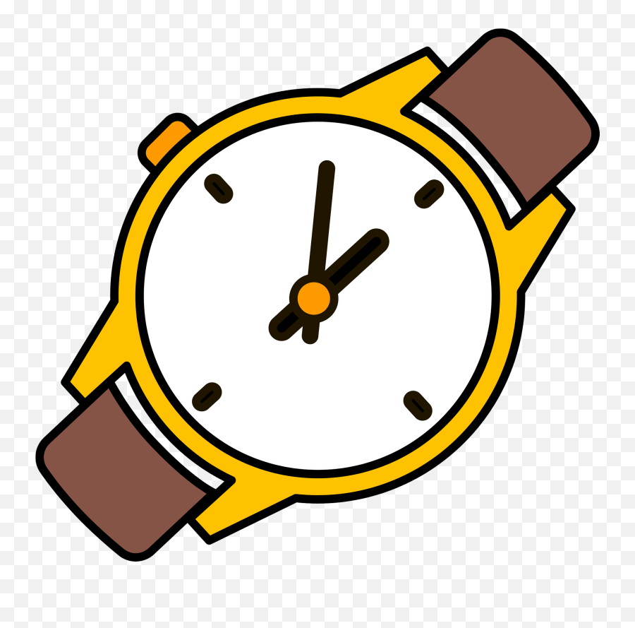 Wrist Watch Clipart - Wrist Watch Clipart Emoji,Watch Clipart