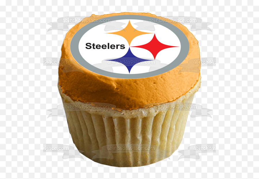 Pittsburgh Steelers Current Logo Nfl Edible Cake Topper Image Abpid06019 Emoji,Steelers Logo Images