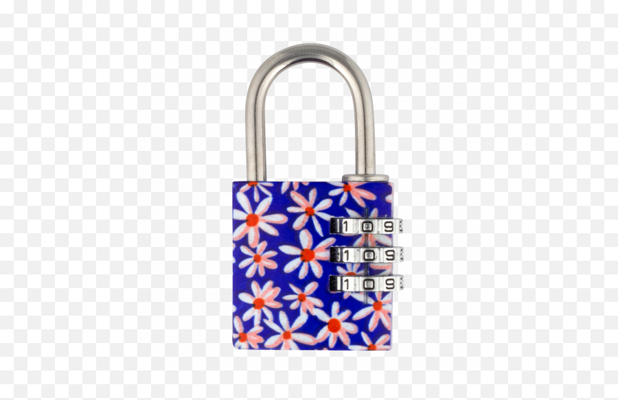 Combination Lock - Lock Me Up Flowers Emoji,Transparent Lock