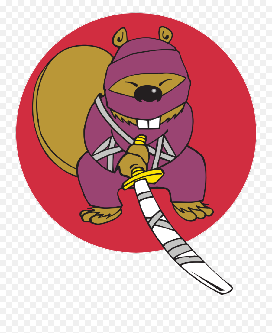 Beaver Ninja Png Svg Clip Art For Web - Download Clip Art Emoji,Ninja Clipart Black And White