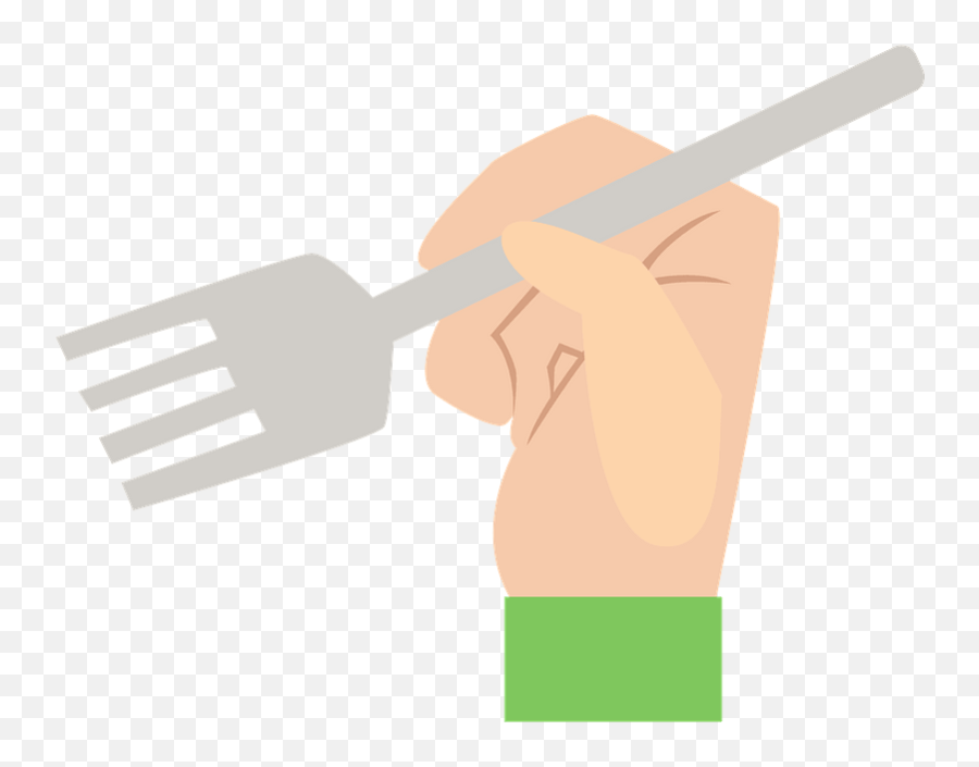 Hand Is Holding Fork Clipart Free Download Transparent Png - Hand With Fork Clipart Emoji,Fork Clipart