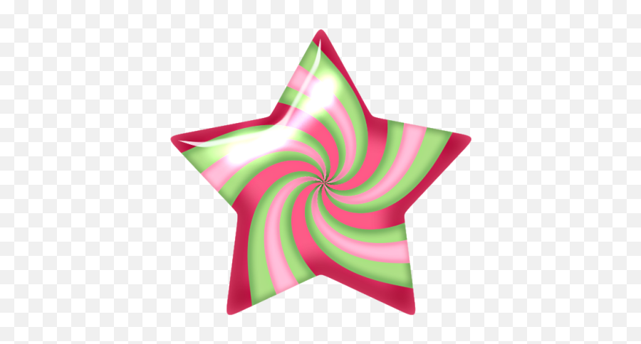 Candy Stars Clipart Emoji,Christmas Star Clipart