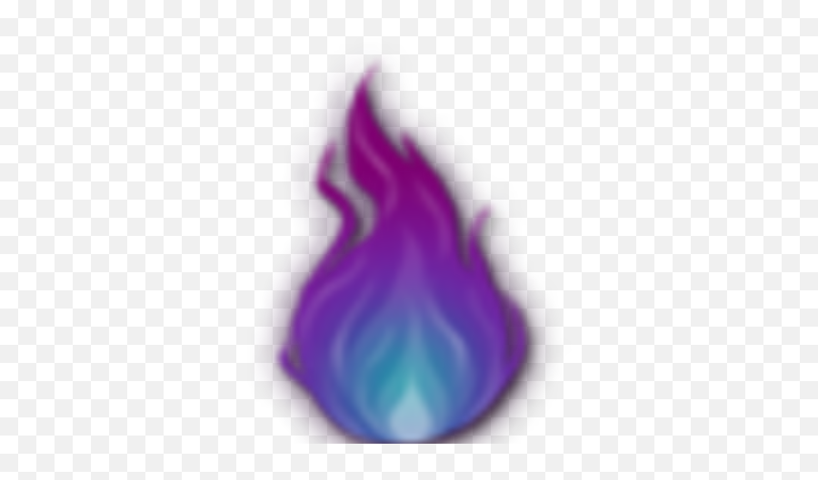Amethyst Flame - Color Gradient Emoji,Flame Png