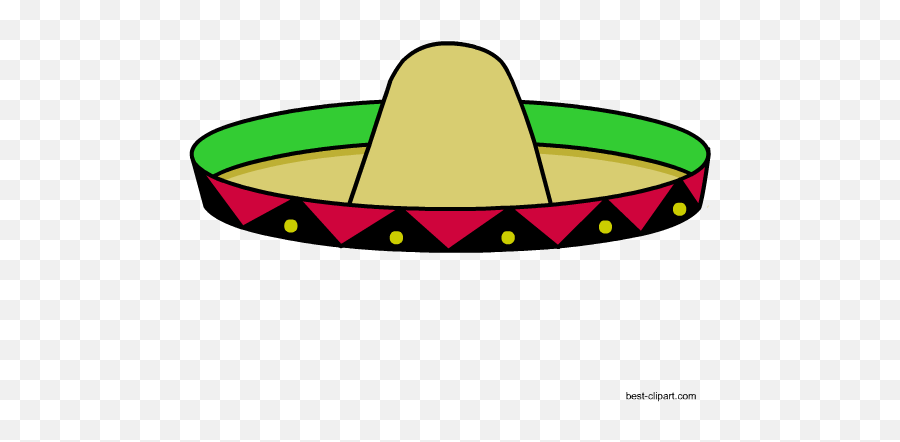 Download Free Mexican Clip Art Images - Transparent Background Mexican Clipart Hat Emoji,Mexican Clipart