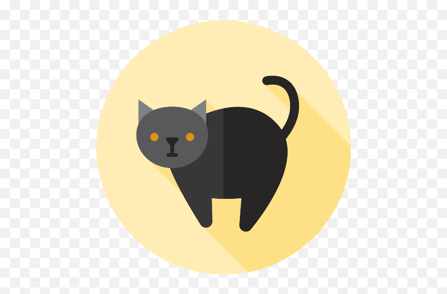 Black Cat Vector Svg Icon - Black Cat Emoji,Black Cat Png